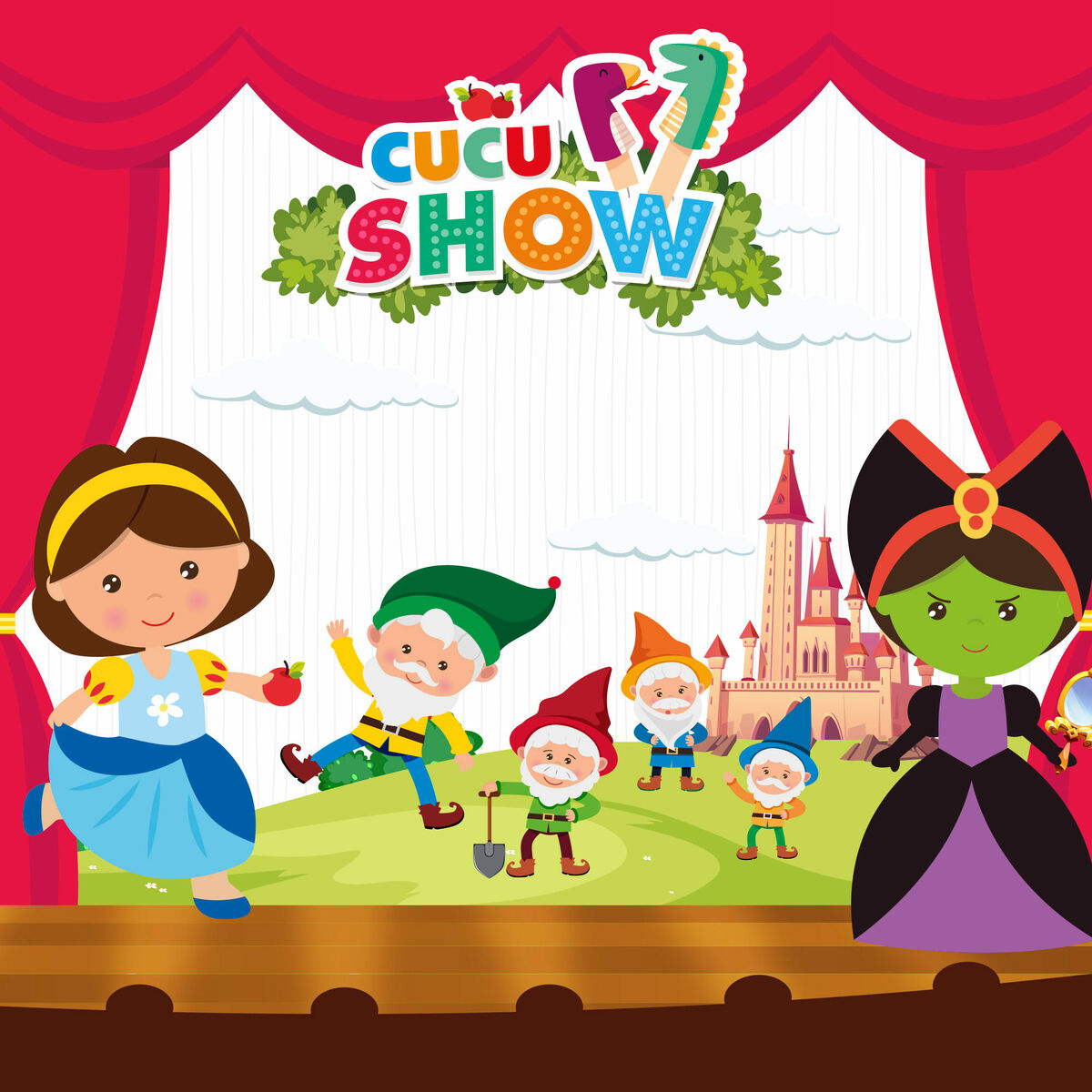 Marionetă Colorbaby Albă ca Zăpada - Jucarii si jocuri, Marionete și păpuși