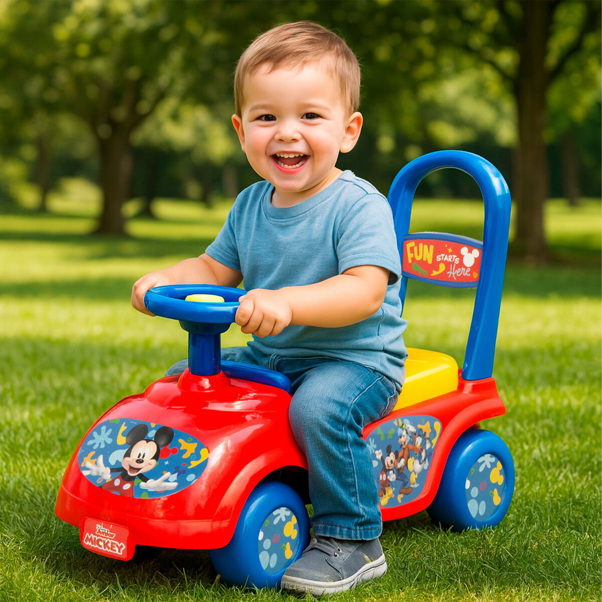 Premergător Mickey Mouse 43 x 37 x 21 cm (2 Unități) - Jucarii si jocuri, În aer liber și sport