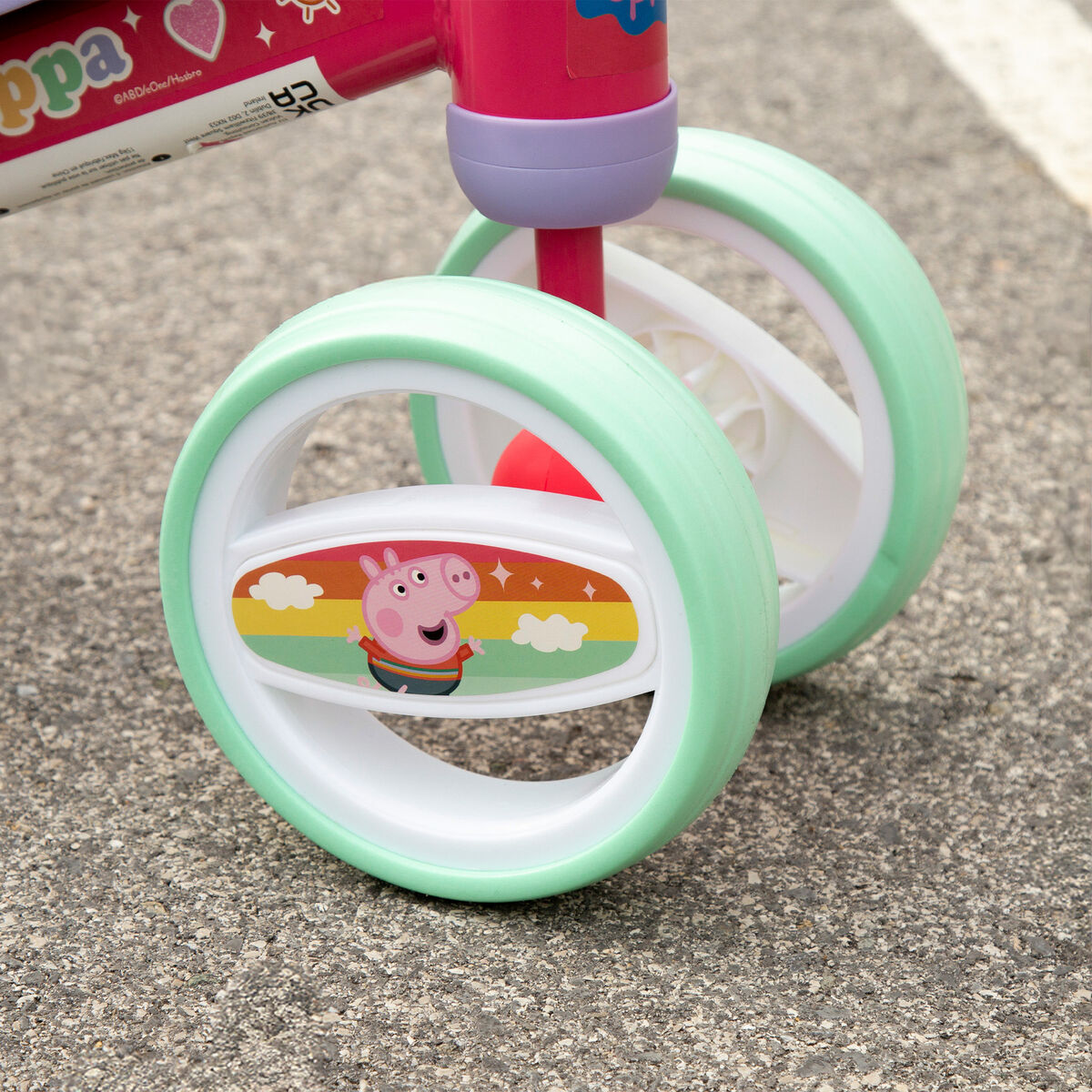 Triciclu Peppa Pig Multicolor 47 x 37 x 25 cm (2 Unități) - Jucarii si jocuri, În aer liber și sport