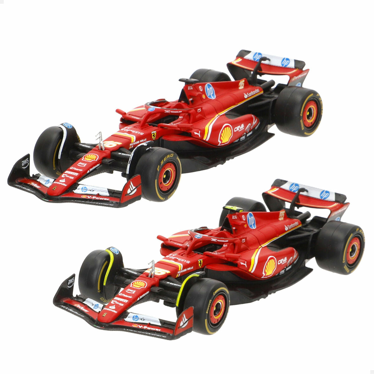 Mașină de jucărie Ferrari F1 2024 SF24 (6 Unități) - Jucarii si jocuri, Vehicule