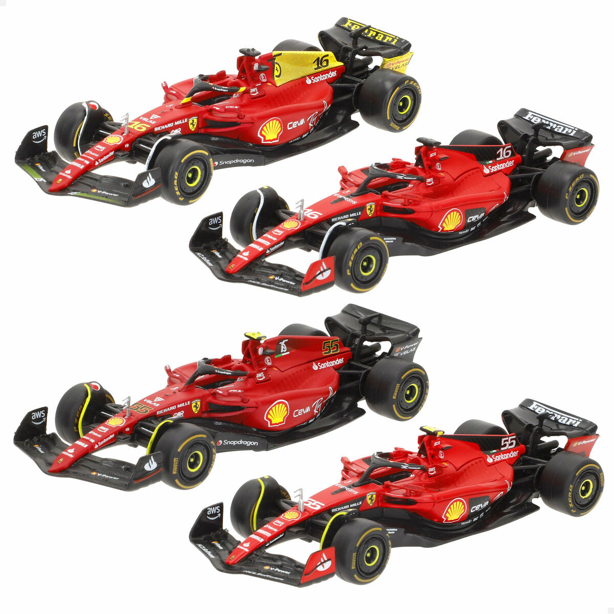Mașină de jucărie Ferrari LECLERC (4 Unități) - Jucarii si jocuri, Vehicule