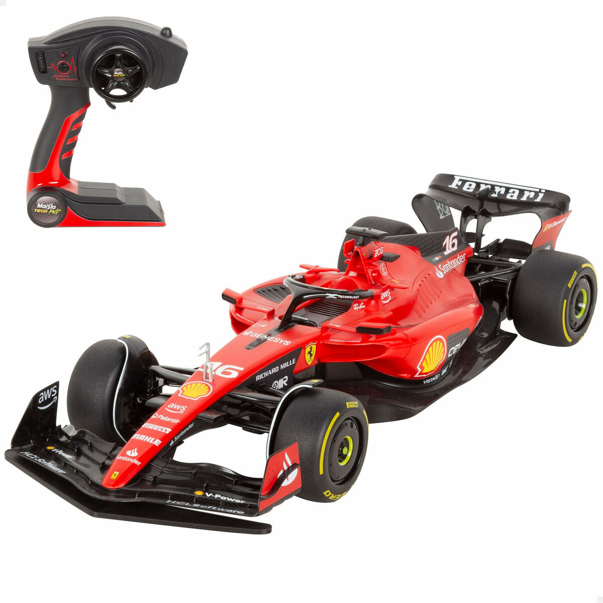 Mașină Radio Control Ferrari F1 2023 1:10 (2 Unități) - Jucarii si jocuri, Vehicule