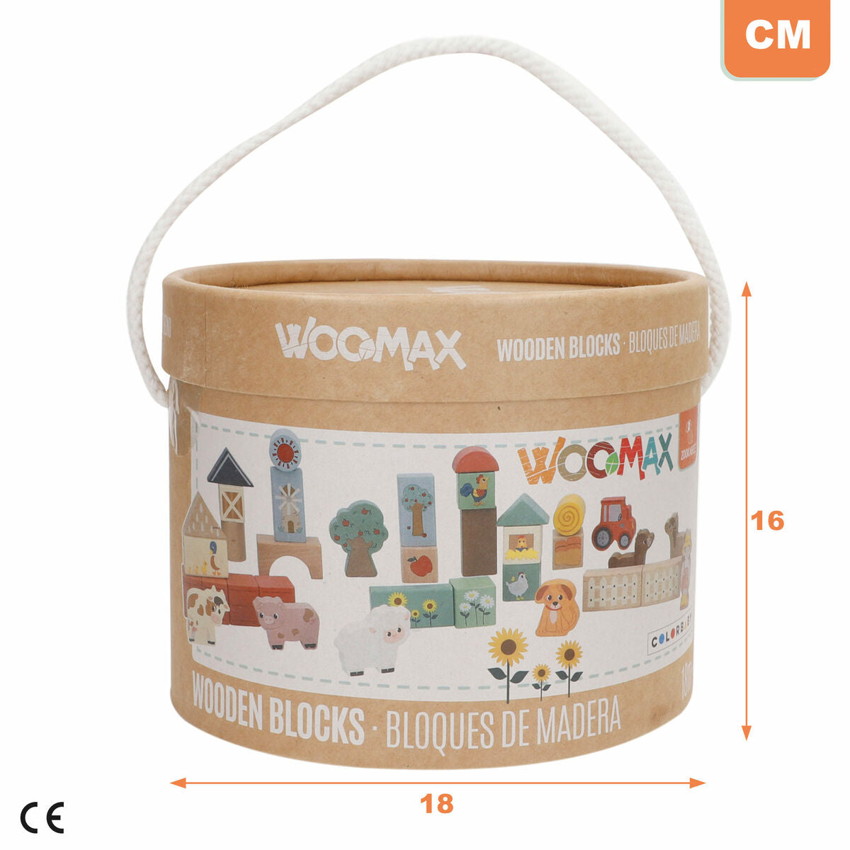 Plăci de Construcții Woomax 36 Piese - Jucarii si jocuri