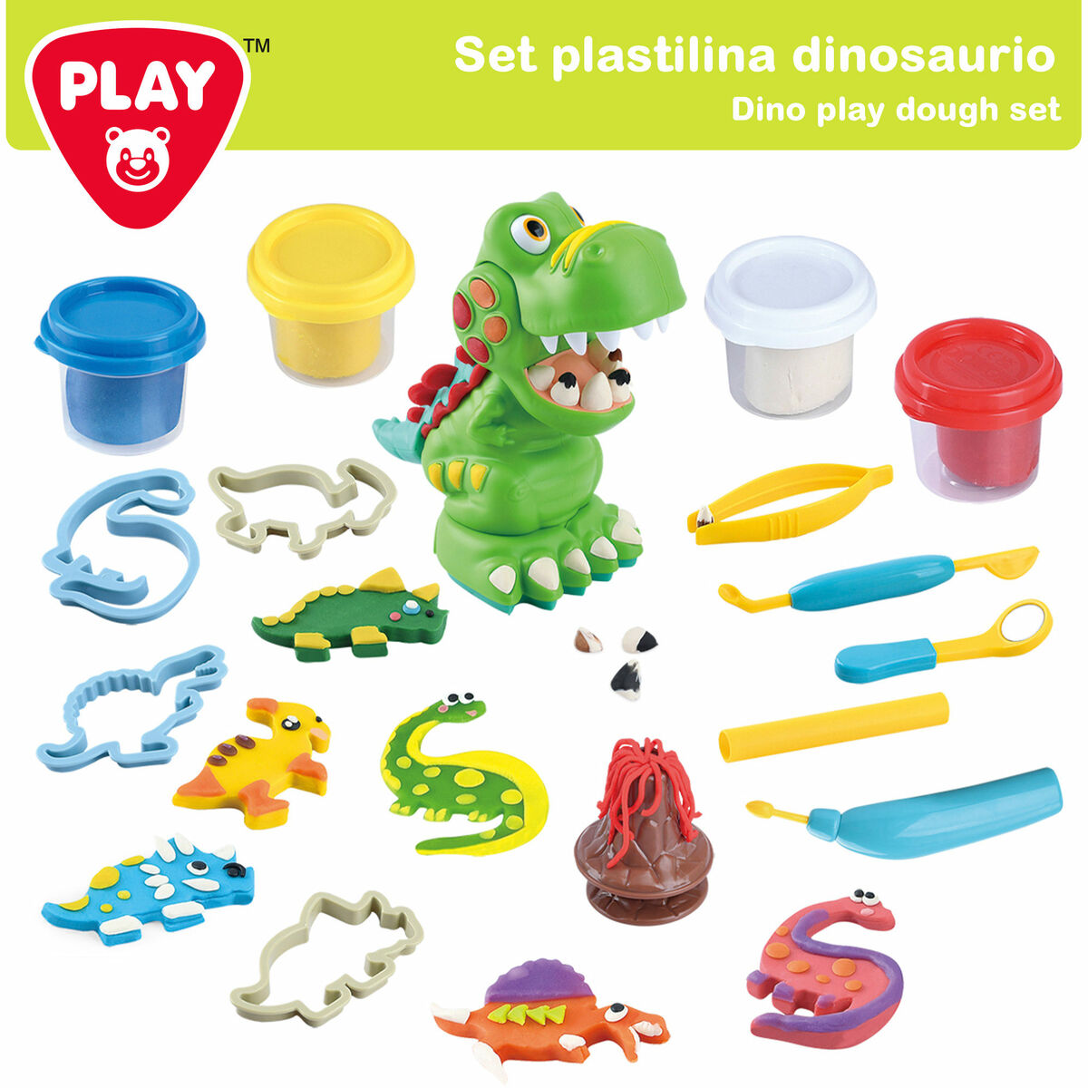 Joc de Plastilină PlayGo (6 Unități) - Jucarii si jocuri, Activități creative