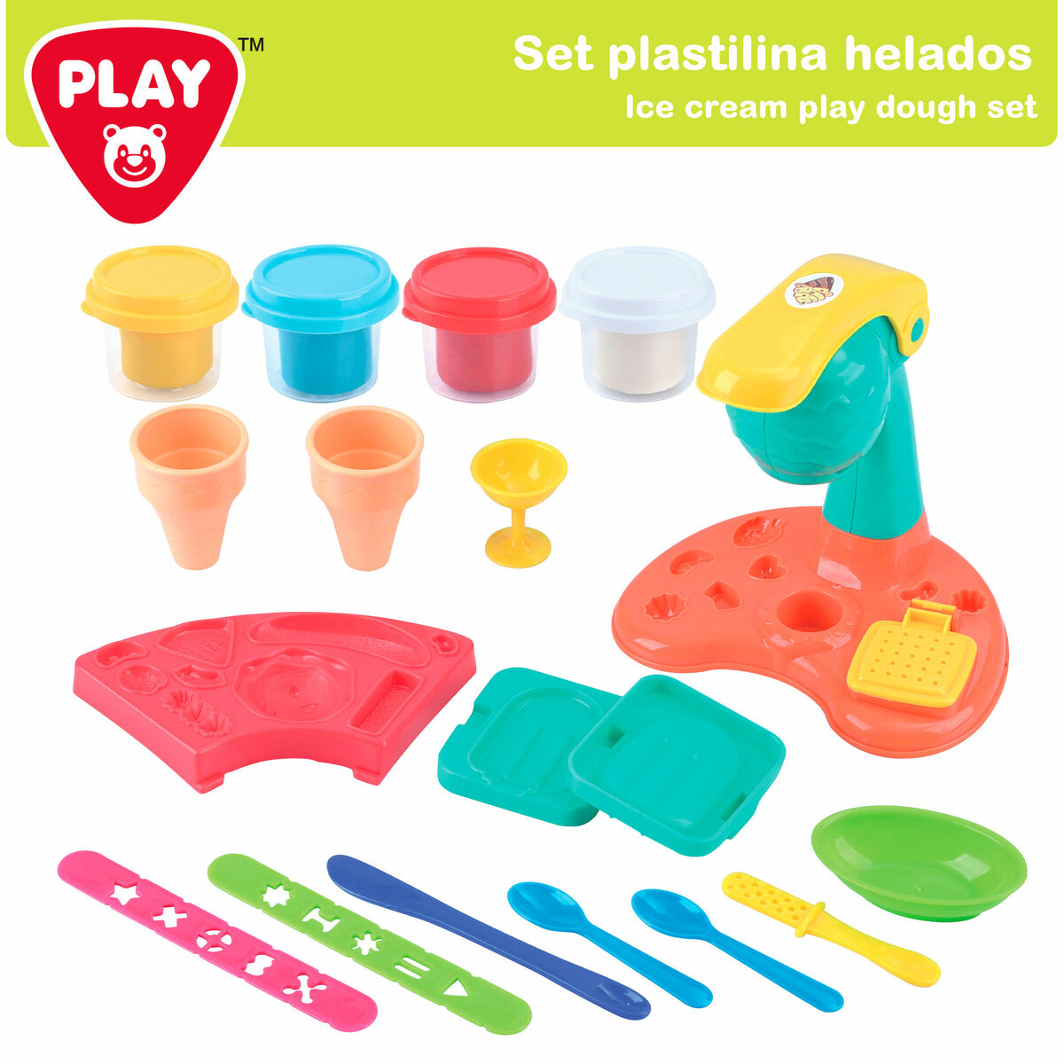 Joc de Plastilină PlayGo (6 Unități) - Jucarii si jocuri, Activități creative