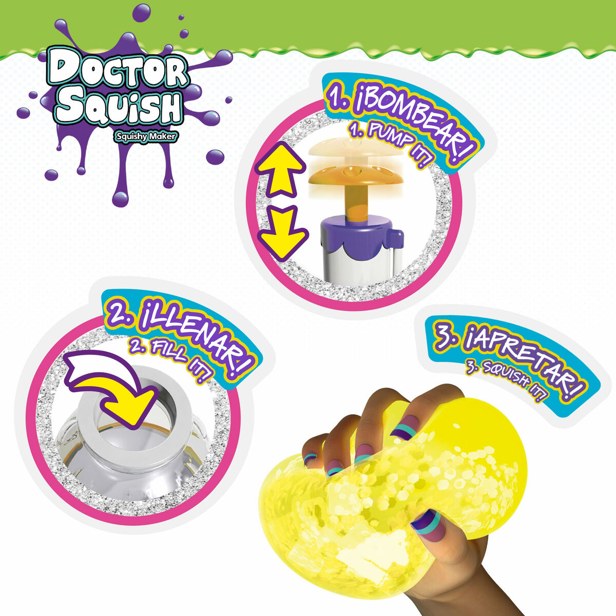 Set de Lucru Manual Doctor Squish (4 Unități) - Jucarii si jocuri, Activități creative