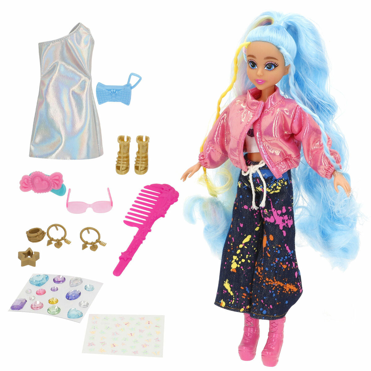 Păpușă Funville 11 X 30 X 5 CM (4 Unități) - Jucarii si jocuri, Păpuși și accesorii
