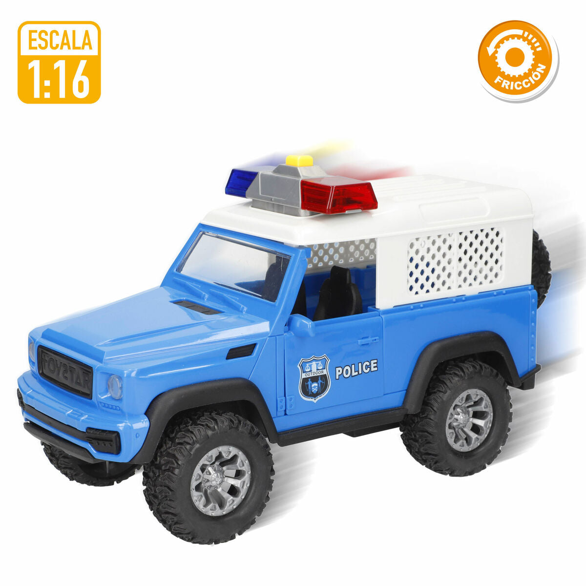 Mașinuță de jucărie cu mecanism de frecare Speed & Go (6 Unități) - Jucarii si jocuri, Vehicule