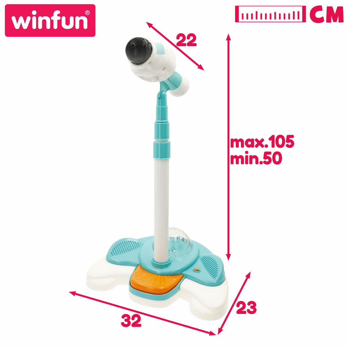 Microfon Karaoke Winfun 2 Unități - Jucarii si jocuri, Jucării electronice