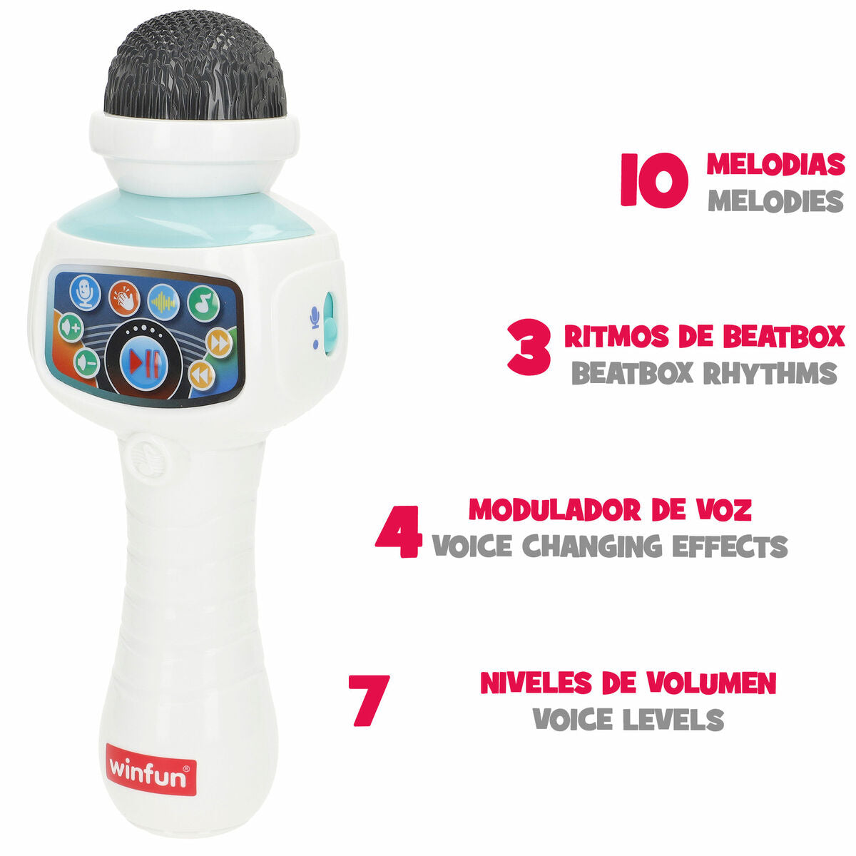 Microfon Karaoke Winfun 2 Unități - Jucarii si jocuri, Jucării electronice