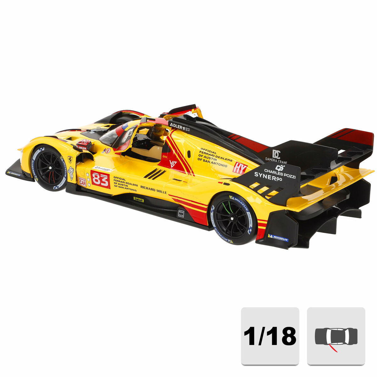 Mașină Ferrari 28 x 7 x 12 cm (4 Unități) - Jucarii si jocuri, Vehicule
