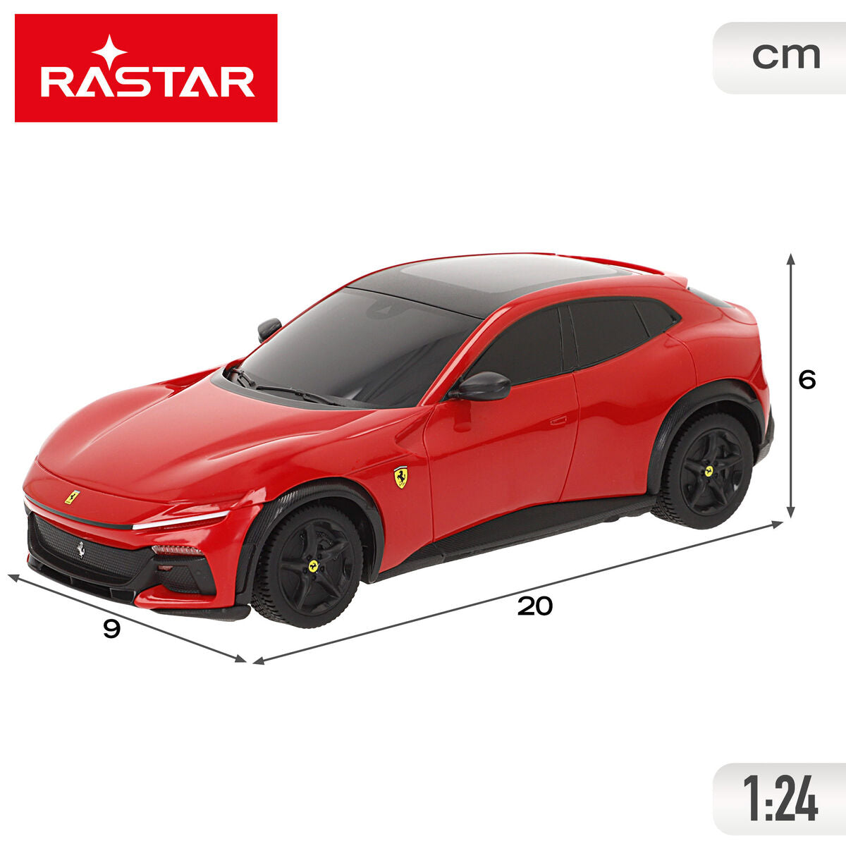 Mașină Radio Control Ferrari (4 Unități) - Jucarii si jocuri, Vehicule