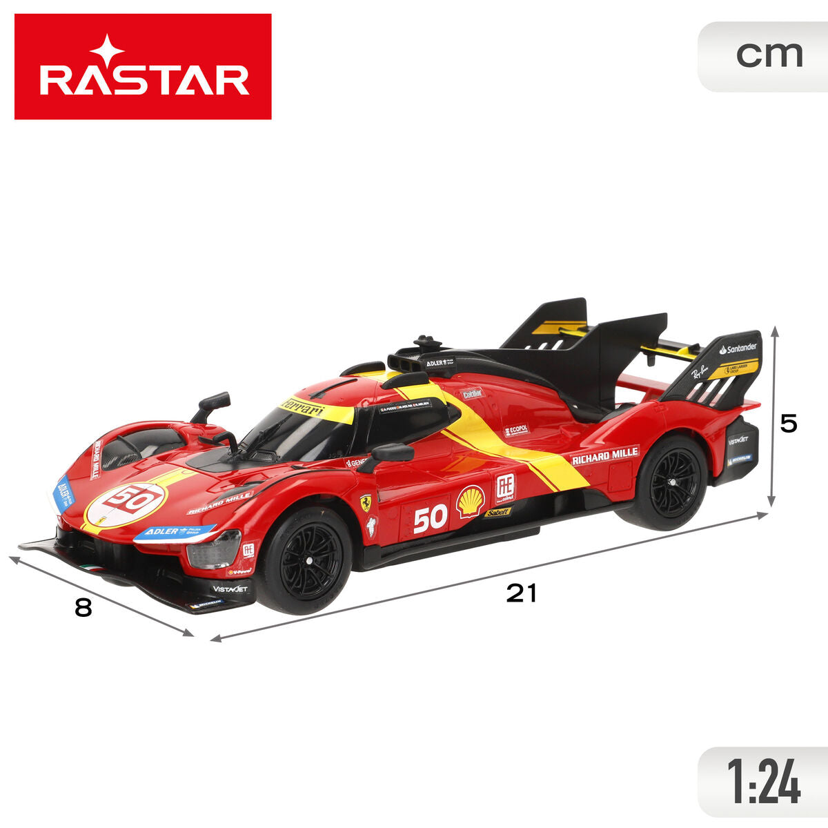 Mașină Radio Control Ferrari (4 Unități) - Jucarii si jocuri, Vehicule