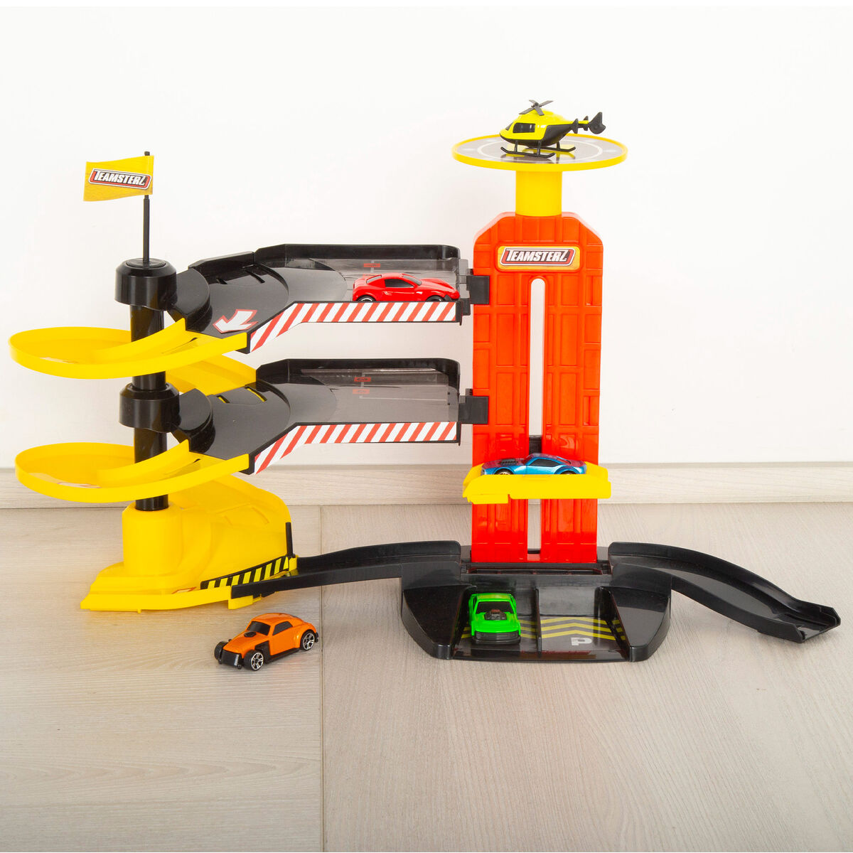Garaj Parking cu Vehicule 53 X 30 X 24 CM (2 Unități) - Jucarii si jocuri, Păpuși și figurine
