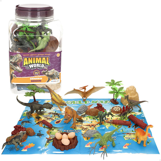 Set de Dinozauri Colorbaby 18 x 10 x 6 cm 30 Piese 4 Unități - Jucarii si jocuri, Păpuși și figurine