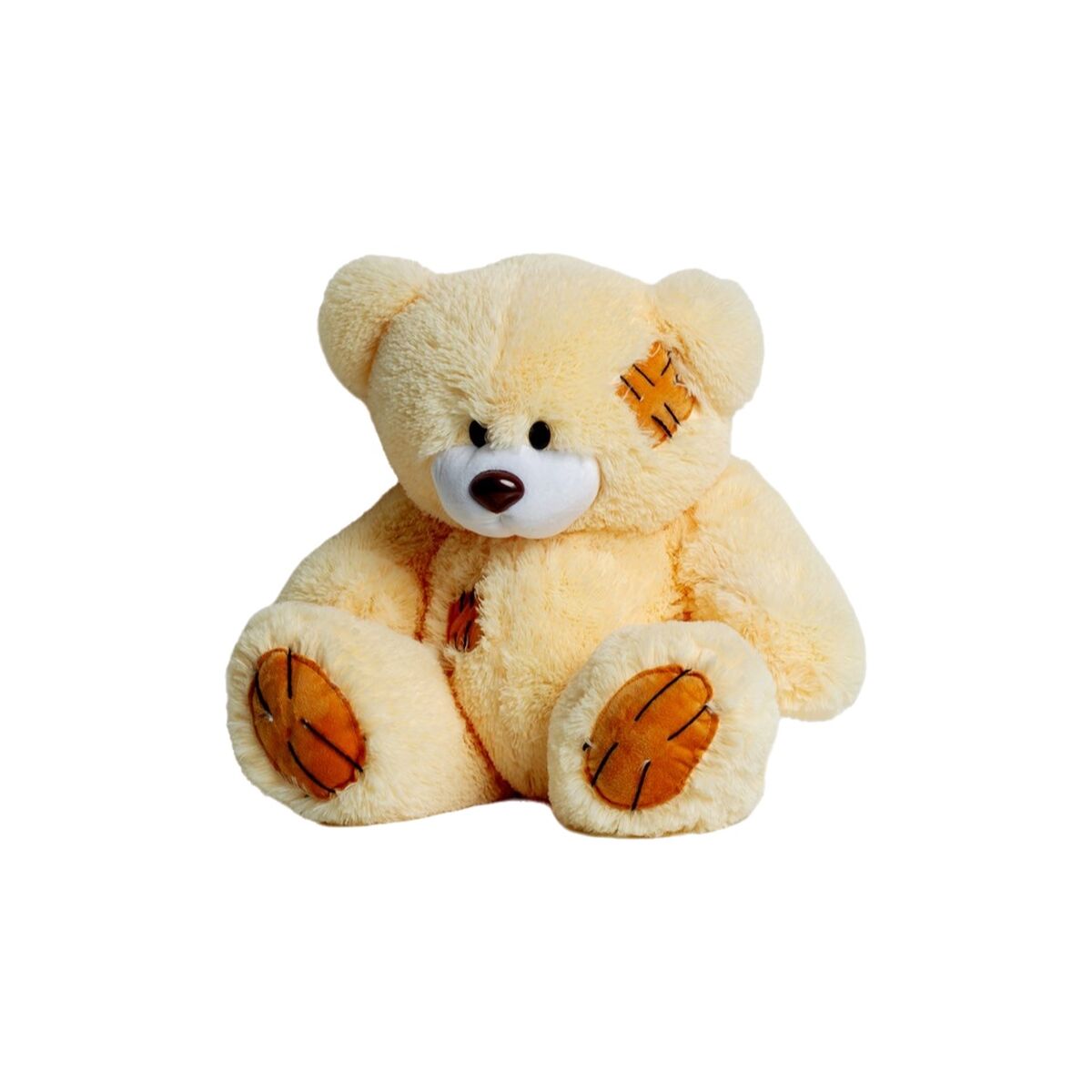 Urs de Pluș GO GIFT TEDDY 60 CR Crem Flauș 60 cm - Jucarii si jocuri, Jucării de pluș