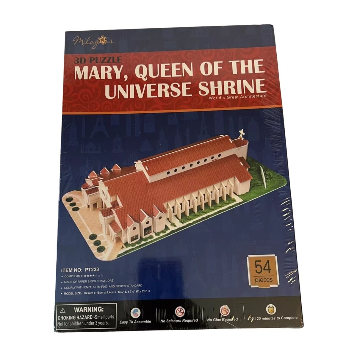 Puzzle 3D CubicFun MARY QUEEN OF THE UNIVERSE SHRINE Multicolor 54 Piese - Jucarii si jocuri, Puzzle-uri și puzzle-uri