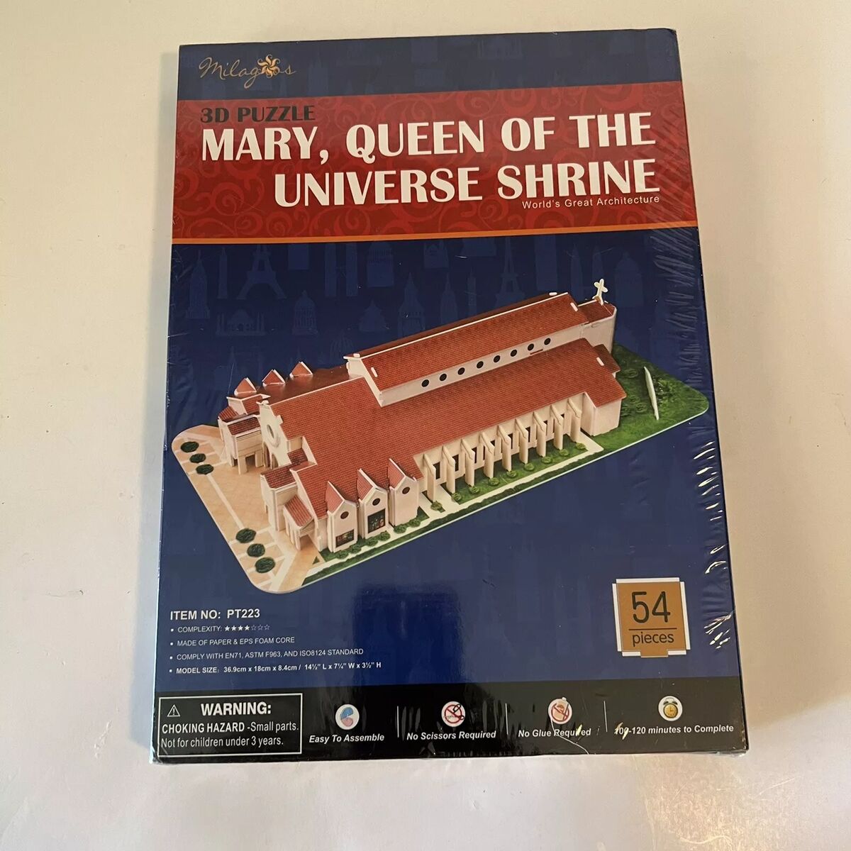 Puzzle 3D CubicFun MARY QUEEN OF THE UNIVERSE SHRINE Multicolor 54 Piese - Jucarii si jocuri, Puzzle-uri și puzzle-uri