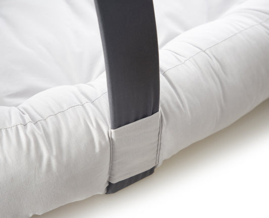 Babynest cu bara de jucarii, BabyJem, gri