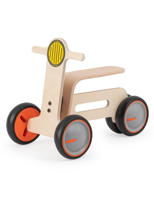 Bicicleta cu 3 roti pentru copii MamaToyz Tribike, din lemn natural, fara pedale - Bicicleta fara pedale, Bicicleta cu 3 roti, Bicicleta cu pedale