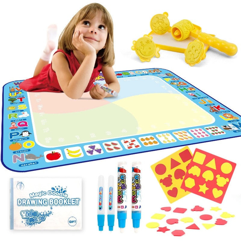 Covorasul Magic Drool - 100x80cm - Jucarie educativa de colorat cu apa Drool