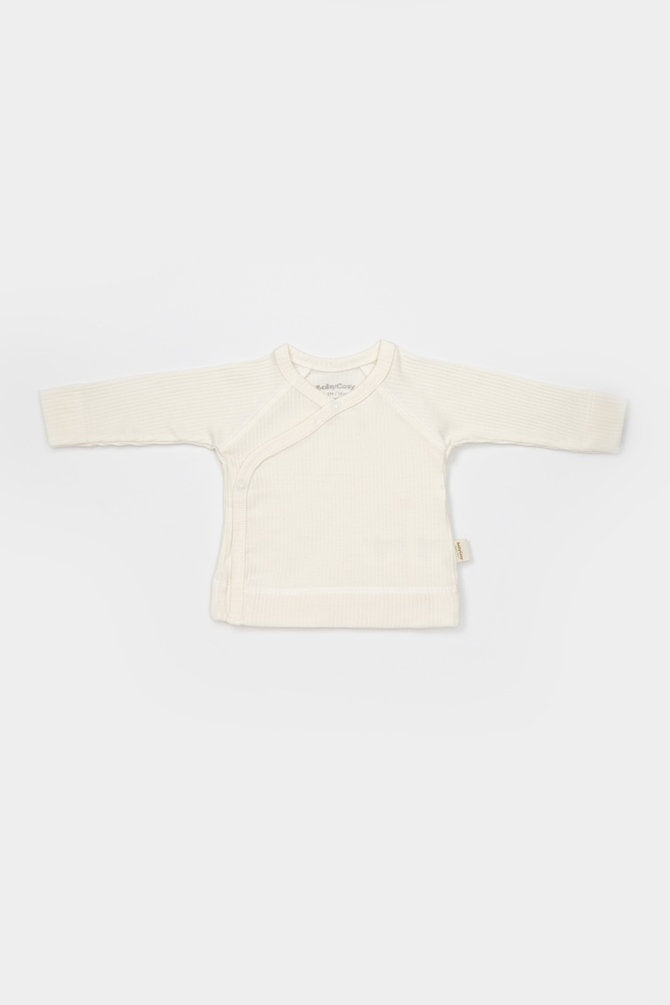 Cutie 4 piese pentru nou nascut - 100% bumbac organic - Ecru, BabyCosy