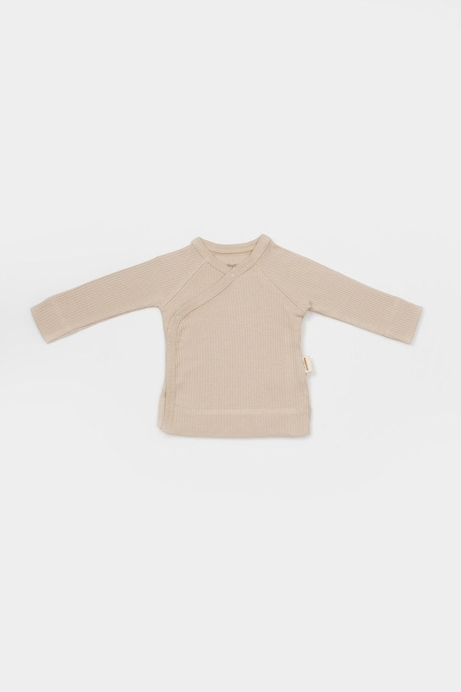 Cutie 4 piese pentru nou nascut - 100% bumbac organic - Mink, BabyCosy