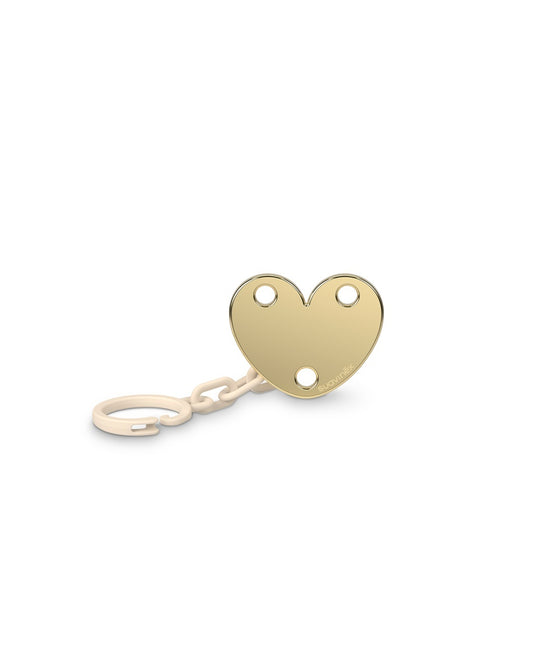 Lănțișor suzetă cu clips, inima, Spread Joy, Suavinex