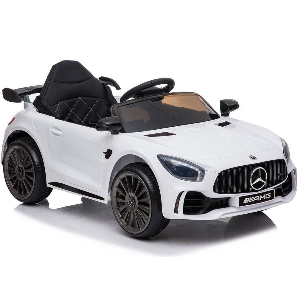 Masinuta electrica Hubner Mercedes Benz AMG white -