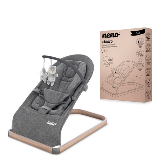 Neno Chiaro Graphite – șezlong pentru bebeluși