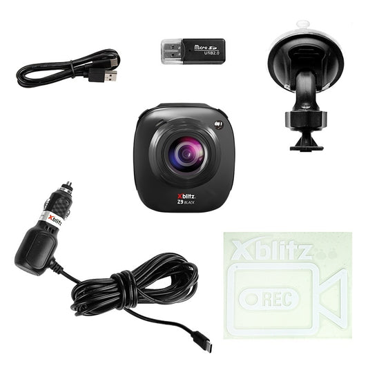 Neno Xblitz Z9 - Cameră auto 4K, unghi 140°, Carcasă Metalică, Mod Parcare, negru