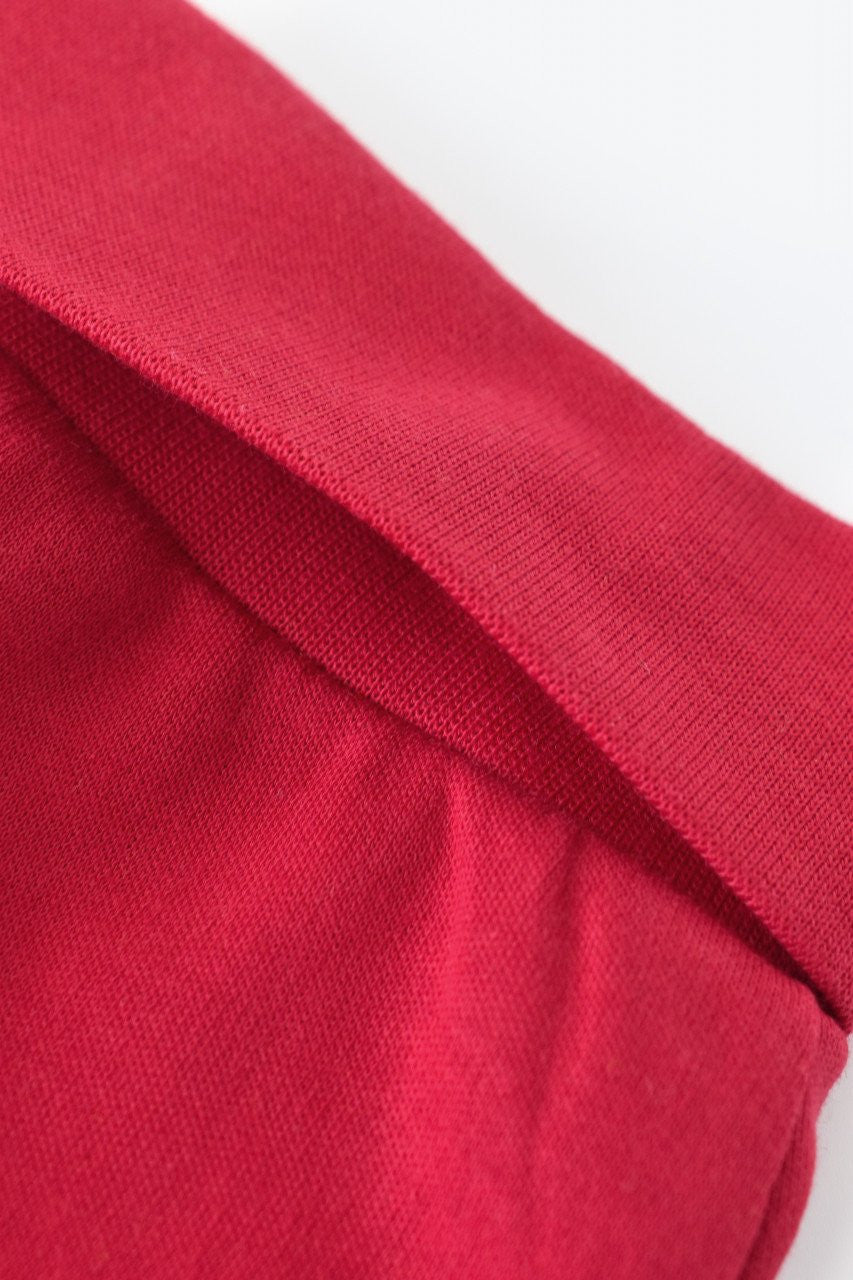 Pantaloni Bebe Unisex din bumbac organic Rosu BabyCosy