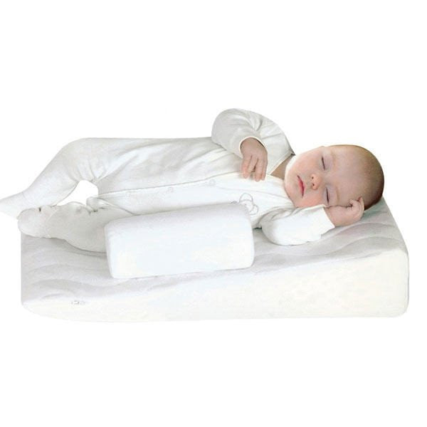 Pozitionator cu plan inclinat si penute BabyJem Eco Reflux White
