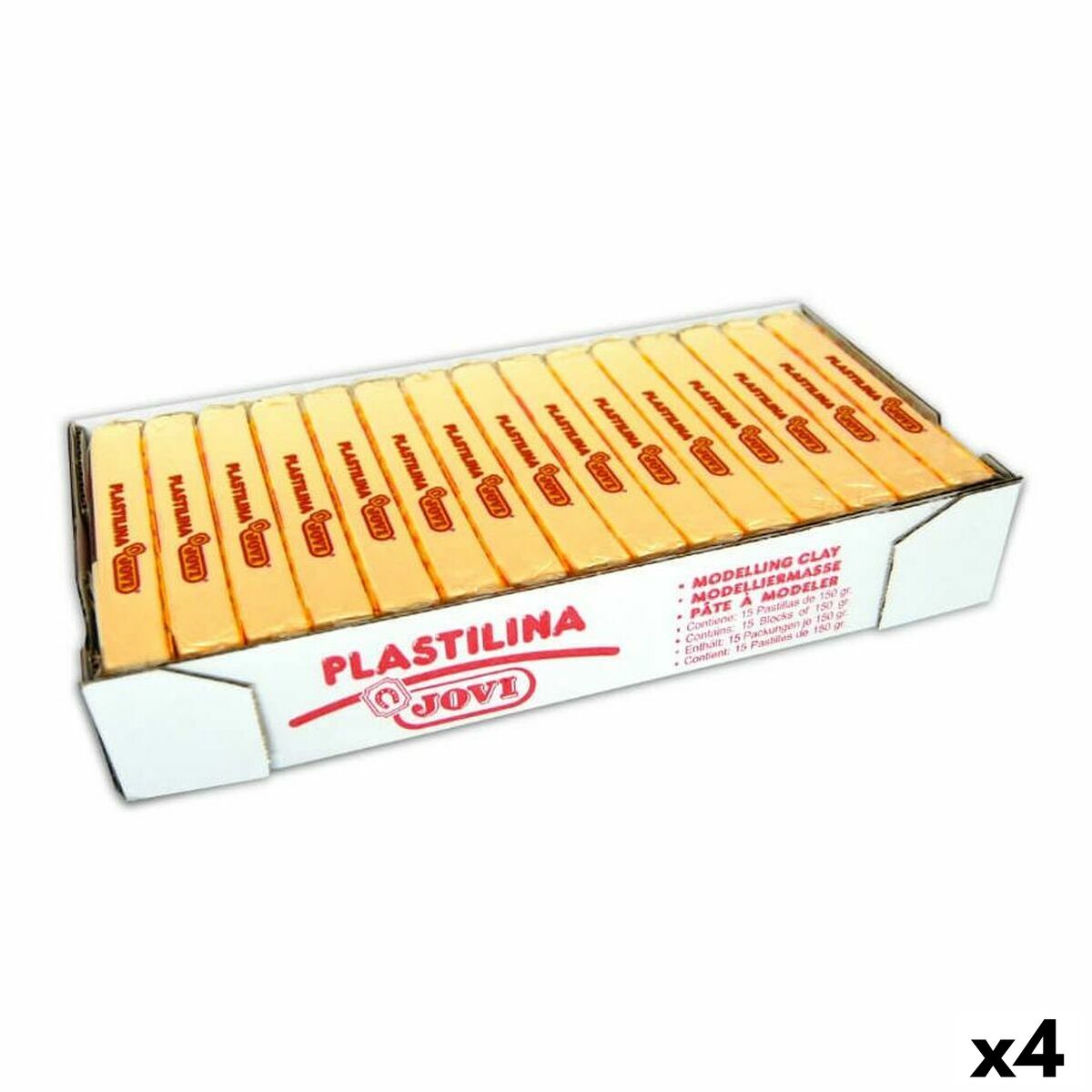 Plastilină Jovi Galben 150 g 15 Piese (4 Unități) - Jucarii si jocuri, Activități creative