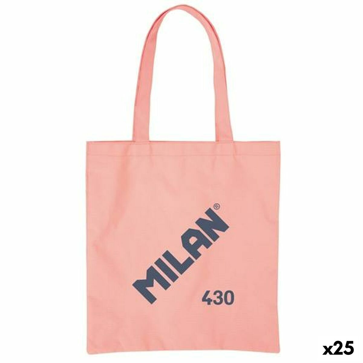 Geantă din material textil Milan 1918 Roz 41 x 38 x 0,5 cm (25 Unități) - Birou și papetărie, Material școlar și educațional