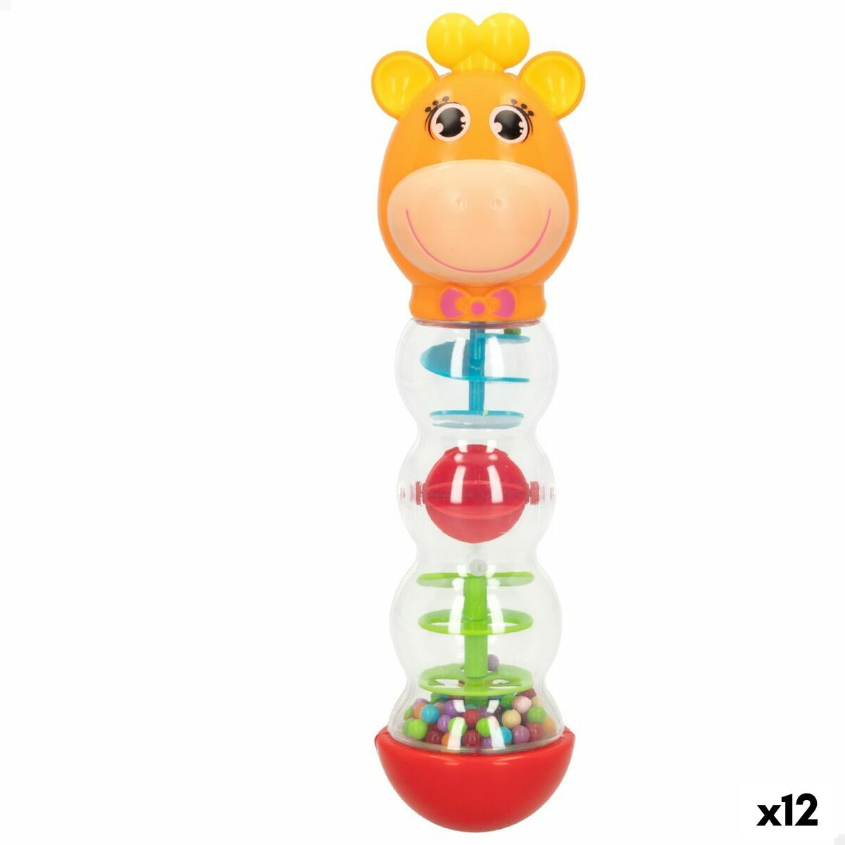 Zornăitoare Colorbaby 6,5 x 25,5 x 6,5 cm (12 Unități) - Bebelus, Jucăriile copilăriei timpurii