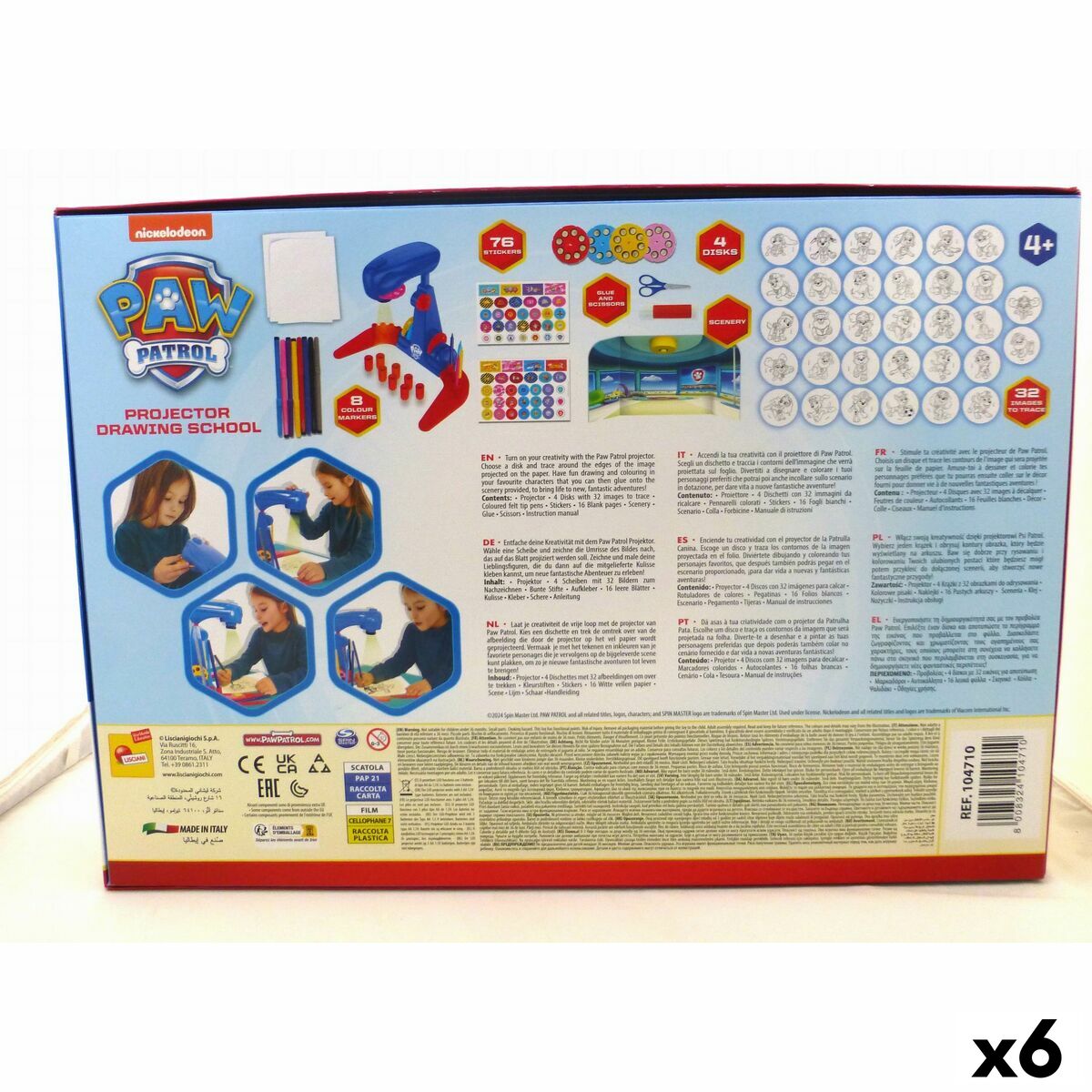 Set pentru desen The Paw Patrol (6 Unități) - Birou și papetărie, Arte și Meserii