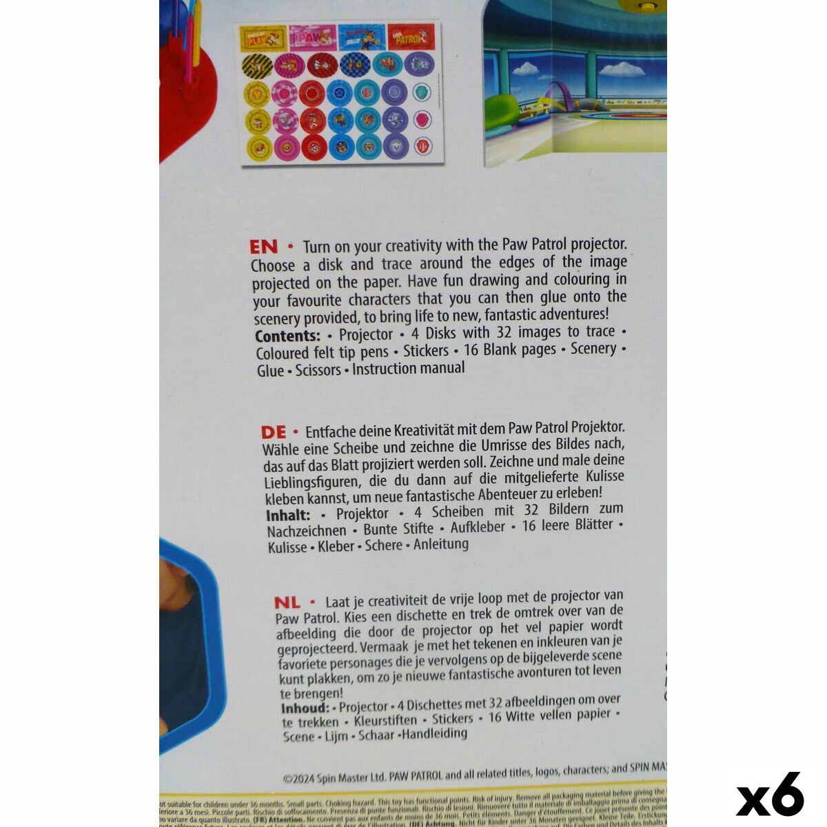Set pentru desen The Paw Patrol (6 Unități) - Birou și papetărie, Arte și Meserii