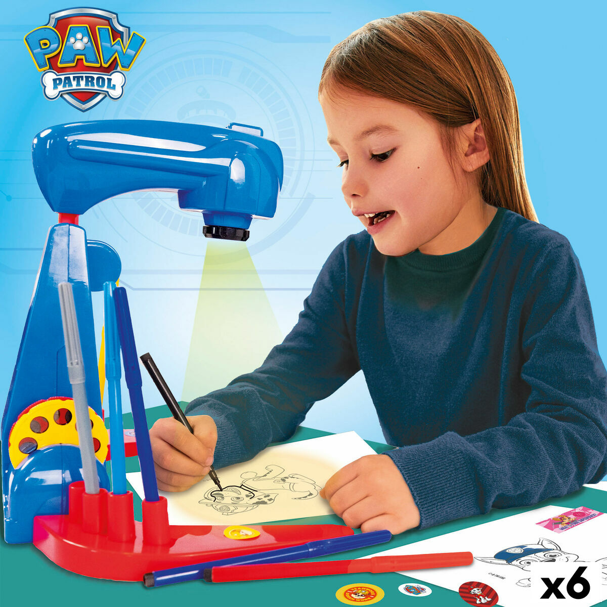 Set pentru desen The Paw Patrol (6 Unități) - Birou și papetărie, Arte și Meserii