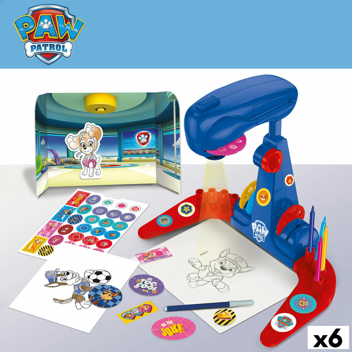 Set pentru desen The Paw Patrol (6 Unități) - Birou și papetărie, Arte și Meserii