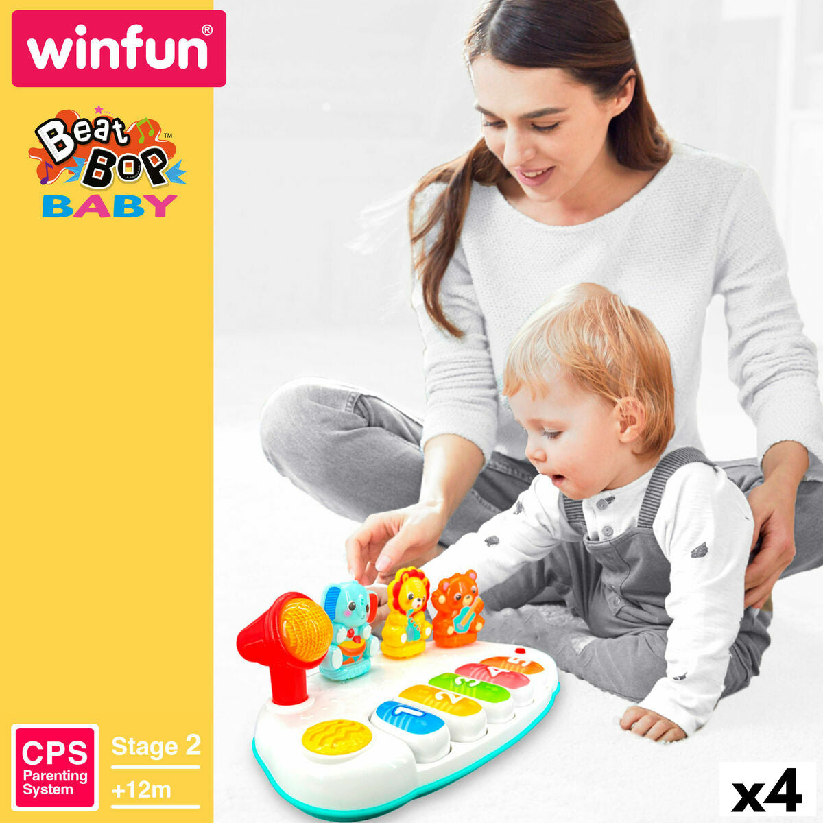 Pian jucărie Winfun 26 x 11 x 15 cm (4 Unități) - Jucarii si jocuri, Instrumente muzicale pentru copii