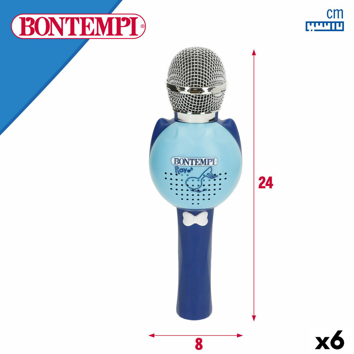 Microfon Karaoke Bontempi 6 Unități - Jucarii si jocuri, Jucării electronice