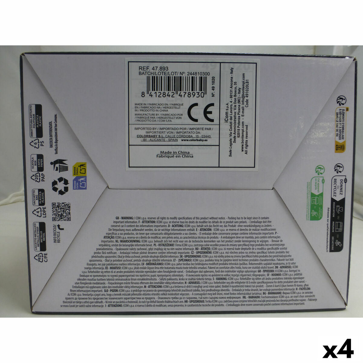 Difuzor cu Microfon Karaoke Bontempi 4 Unități - Jucarii si jocuri, Jucării electronice