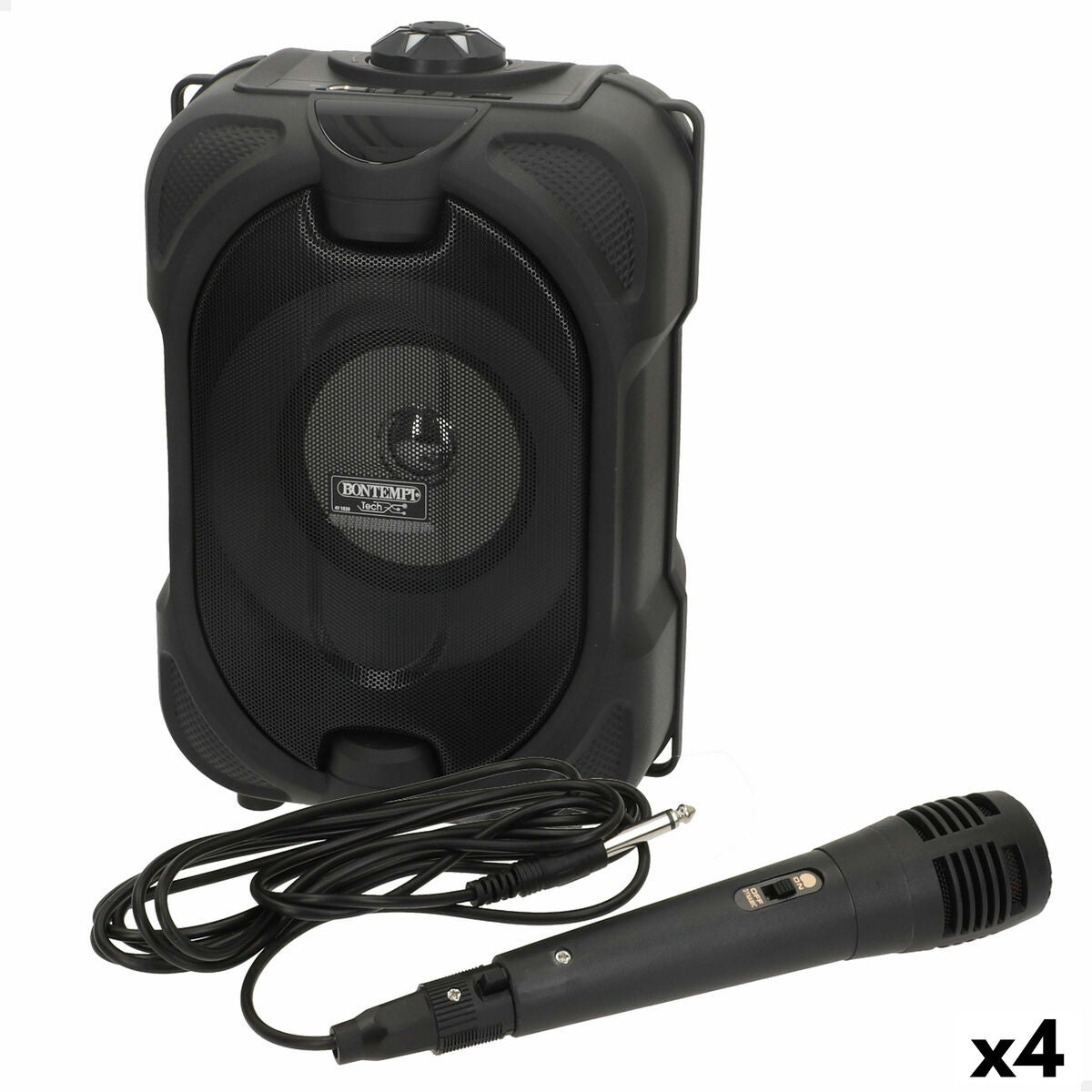 Difuzor cu Microfon Karaoke Bontempi 4 Unități - Jucarii si jocuri, Jucării electronice