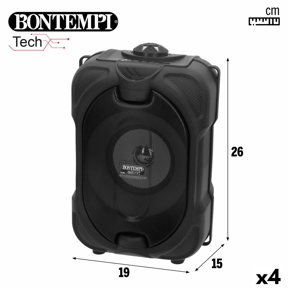 Difuzor cu Microfon Karaoke Bontempi 4 Unități - Jucarii si jocuri, Jucării electronice