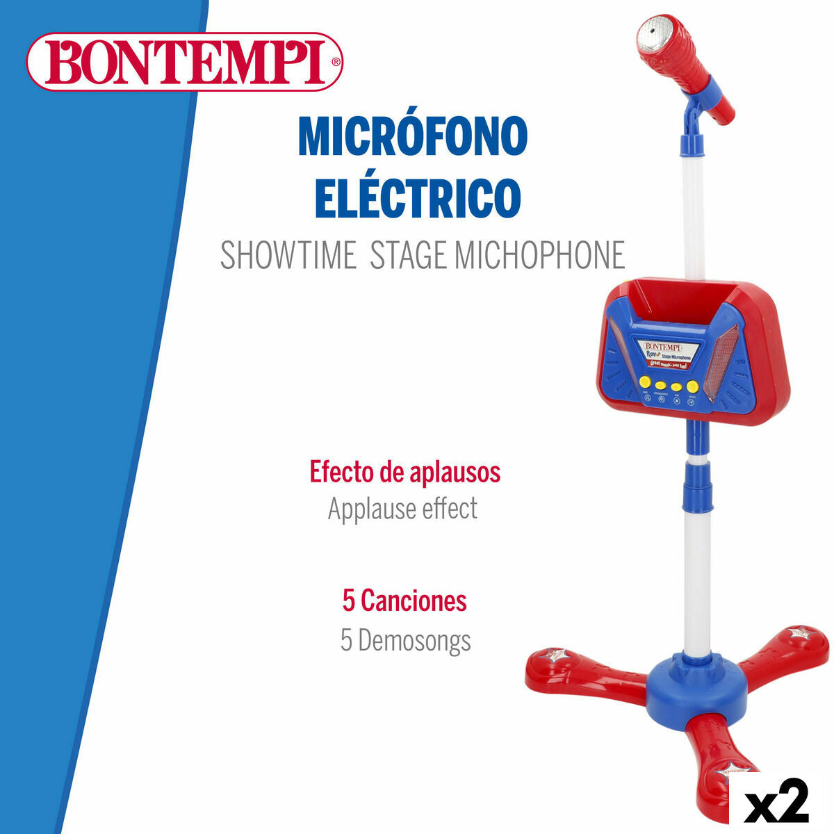 Jucărie muzicală Bontempi 37 x 105 x 37 cm (2 Unități) - Bebelus, Jucăriile copilăriei timpurii