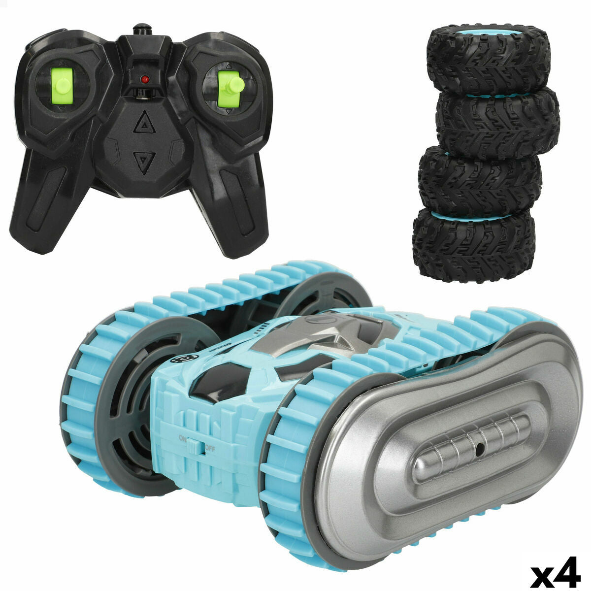 Mașină Radio Control Colorbaby 15 x 7 x 14 cm (4 Unități) - Jucarii si jocuri, Vehicule