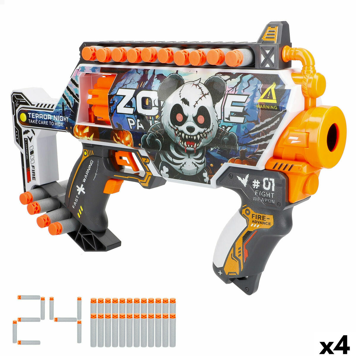 Pistol cu Săgeți Colorbaby 35 x 22 x 6 cm 4 Unități - Jucarii si jocuri, Costume și accesorii