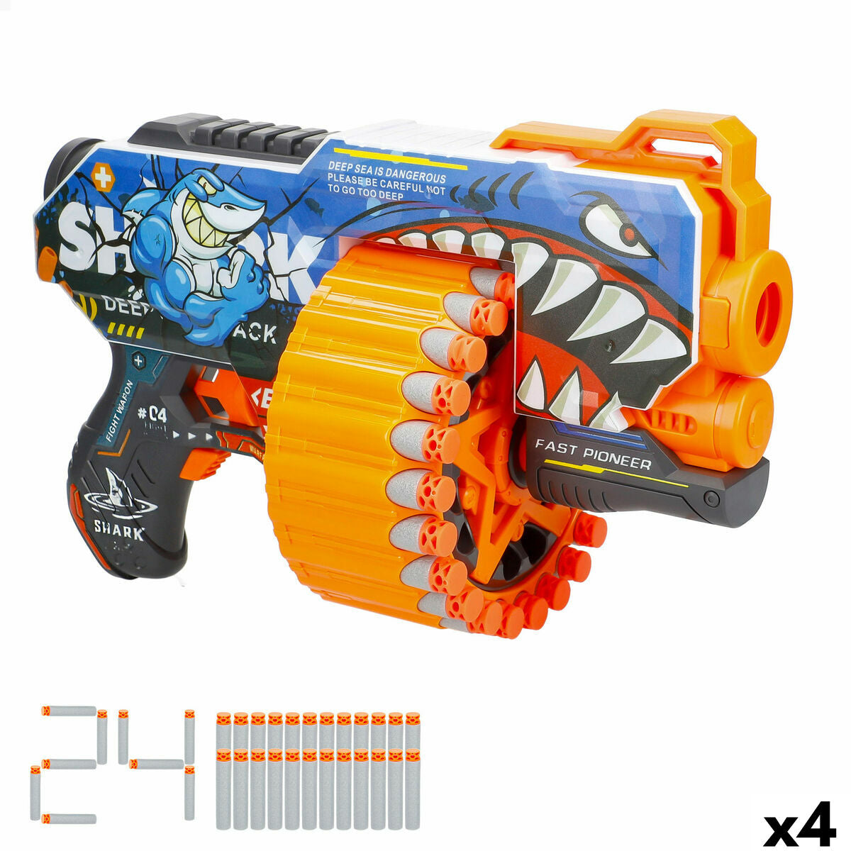 Pistol cu Săgeți Colorbaby 31 x 21 x 14 cm 4 Unități - Jucarii si jocuri, Costume și accesorii