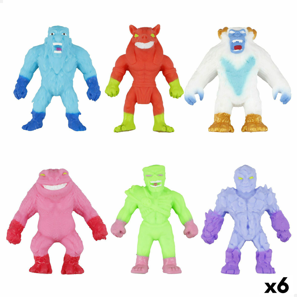 Figurine de Acțiune 8 x 8 x 2 cm 6 Piese (6 Unități) - Jucarii si jocuri, Păpuși și figurine